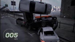 The Matrix Awakens  Car Crash Test 4  Unreal Engine 5  4K [upl. by Jerrilyn]