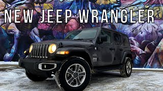 NEW 2021 Jeep Wrangler Sahara Unlimited Review  The ULTIMATE daily driver [upl. by Neelear]