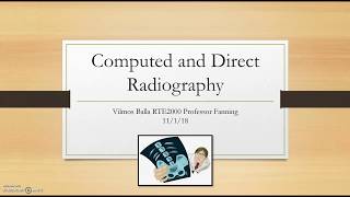 Computed vs Direct Radiography [upl. by Yeh]