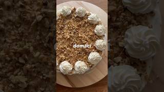 Recept na narozeninový ořechový dort v komentářích 🎂 dort cake recept recepty narozeniny [upl. by Ocirederf]