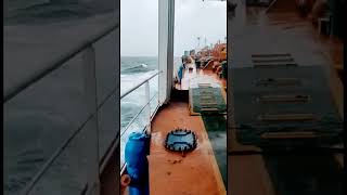 dark sea habis cerah muncul badai youtubeshorts youtubepemula ocean ship [upl. by Kcirrek]