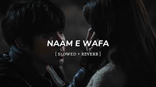 Naam E Wafa  song  song vibes  slowed reverb [upl. by Oranneg]