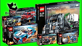 COMPILATION ALL LEGO Technic Winter sets 2018  Speed Build for Collectors [upl. by Lletnuahs]