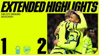 EXTENDED HIGHLIGHTS  Nottingham Forest vs Arsenal 12  Premier League [upl. by Elvira]