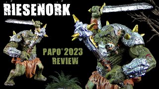 Papo ® Riesenork mit Säbel  Giant Ork with saber  Neu 2023 New  Monster Review [upl. by Assiralc712]