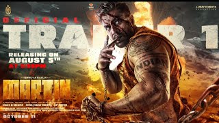 Martin kannada movie trailer Martin Update  Dhruva Sarja A P Arjun Uday K Mehta [upl. by Ecyrb]