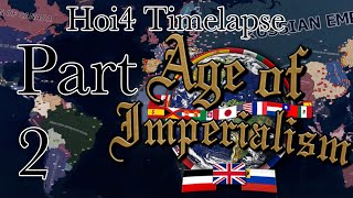 What if There was no WW1 The last wars  Hearts of Iron 4 timelapse [upl. by Rehpotsirahc]