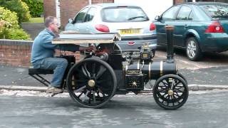 Steam Traction World 4quot Scale Burrell Road Locomotive  Finally able to drive Blackbeard [upl. by Meng]