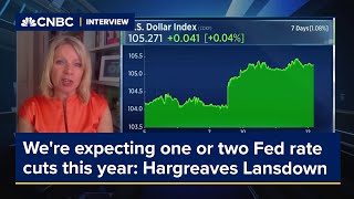 Were expecting one or two Fed rate cuts this year Hargreaves Lansdown [upl. by Diann322]