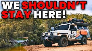 THIS DOESN’T FEEL RIGHT 4x4 track Outback QLD offgrid free river camping Travel Australia [upl. by Francie]