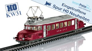 Eingetroffene Spur H0 Modellbahn Neuheiten  KW 31 2024 [upl. by Ylyl]