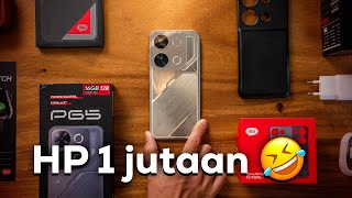 HP 1 jutaan ngasih SEBANYAK INI 🤣  Unboxing itel P65 Indonesia [upl. by Ecille]