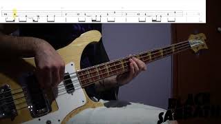 Black Sabbath  Wicked World Bass Cover With Playalong Tab [upl. by Norrahc]