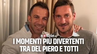 😂⚽ Del Piero vs Totti gli scherzi più divertenti tra due leggende 🤣👑 [upl. by Oakleil]