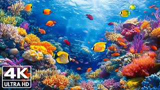 NEW 11H Stunning 4K Underwater Wonders  Relaxing Music  Coral ReefsFishand Diverse Marine Life [upl. by Akcinat]