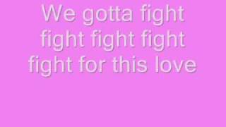 Cheryl Cole fight for this love lyrics [upl. by Ziul]