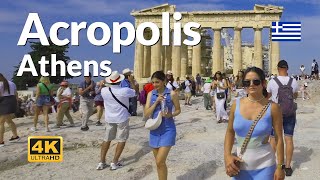 Acropolis of Athens 4K Walking Tour Ακρόπολη Αθηνών Greece 🇬🇷 [upl. by Yahc]