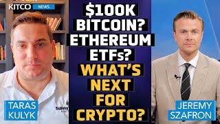 Bitcoin Aims for 100K Ethereum ETFs amp Mining Mergers Impact  Taras Kulyk [upl. by Nosoj]