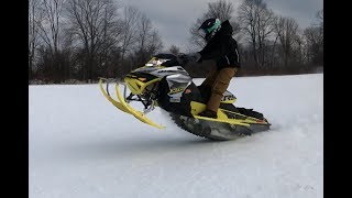 SKIDOO MXZ XRS 800R ETEC WITH GGB TRAIL CAN SOUND TEST [upl. by Refenej276]