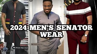 2024 Latest Men Senator Styles  Senator Outfits for Men mensfashion [upl. by Rivers900]