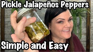 How I harvest and pickle Jalapeños Peppers from my garden [upl. by Kirven]