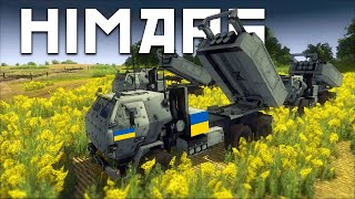 Ukrainian M142 HIMARS MLRS destroys Russian positions MOWAS2 BATTLE [upl. by Yehc]