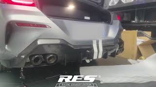 BMW 840I G14 30T Titanium Exhaust System Cold Start Sound Check [upl. by Adnohsat]