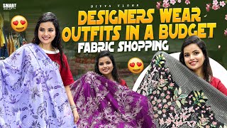 Designers Wear Fabrics On a Budget Fabric Shopping At Noor Nagar Party Wear CollectionDivya Vlogs [upl. by Kalvin252]