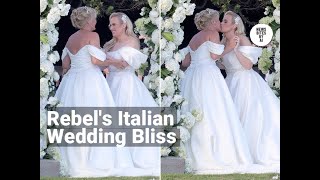 Rebel Wilson Marries Ramona Agruma in Italy [upl. by Lanahtan]