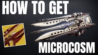 Destiny 2 How to Get Microcosm Exotic Trace Rifle  Final Shape Guide [upl. by Liss]