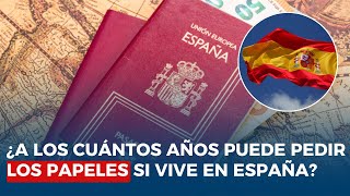 ¿A los cuántos años puedo solicitar mis documentos de residencia si vivo en España [upl. by Annerol]