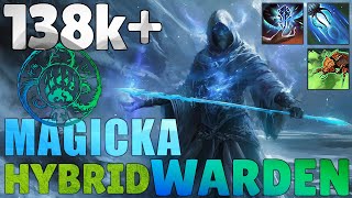 🐻‍❄️🧊 Magicka Warden 138k PvE DPS Build「U42 Gold Road」 [upl. by Frerichs92]