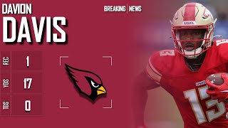 ARIZONA CARDINALS Davion Davis ᴴᴰ [upl. by Lauzon544]