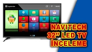 Navitech 32 HD Android LED TV İnceleme ve Kutuaçılışı  LDS3255 HD [upl. by Ygiaf]