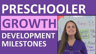 Preschooler Growth amp Developmental Milestones Pediatric Nursing NCLEX Review [upl. by Erdeid2]