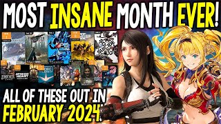 The MOST INSANE Month of NEW Game Releases EVER February 2024 Will be EPIC  Another HUGE Release [upl. by Annayk960]