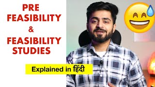 5 PREFEASIBILITY amp FEASIBILITY STUDY IN HINDI  PROJECT MANAGEMENT [upl. by Aikam260]