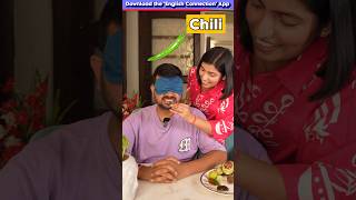 Taste Challenge 😱in English with Adi n Daddy Spoken English Vocabulary English Connection shorts [upl. by Linnette]