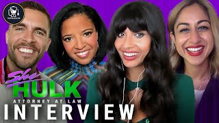 ‘SheHulk’ Interviews With Jameela Jamil Renée Elise Goldsberry Joshua Segarra amp More [upl. by Nileuqcaj]