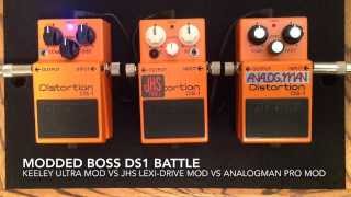 JHS  Keeley  Analogman DS1 Mod Shootout [upl. by Asirac]