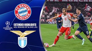 Bayern vs Lazio Extended Highlights  UCL Round of 16 2nd Leg  CBS Sports Golazo [upl. by Emyam415]