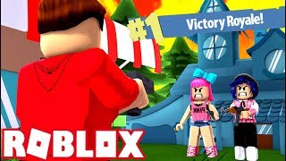 FORTNITE BATTLE ROYALE IN ROBLOX Roblox Adventures RedHatter [upl. by Japeth]