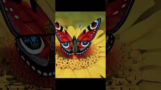 Woman transforms into a butterfly on AGT americagottalent magic ai [upl. by Iruam]