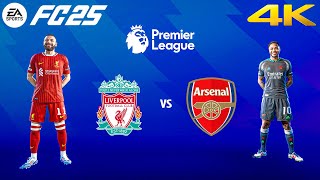 FC 25  Liverpool vs Arsenal Ft Chiesa Sterling  Premier League 2425  4K [upl. by Taveda]