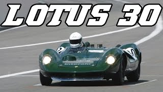 1964 Lotus 30  GT40 V8 with open exhaust [upl. by Jo]