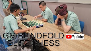 GM Daniel Naroditsky Blindfold Blitz Chess Emory Castle Chess Camp Atlanta [upl. by Adine]