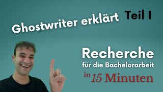 Recherche für die Bachelorarbeit  So findest du die beste Literatur in wenigen Minuten [upl. by Sybilla]