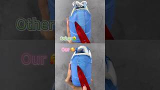 Real Vs Fake Blue OffWhite Nike Air Force 1 shorts sneakerhead viral [upl. by Butte]