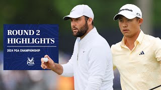 Highlights  Round 2  2024 PGA Championship [upl. by Ecnerol14]