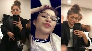 Zendaya dancing  Snapchat Videos  February 12 2018 [upl. by Brannon]